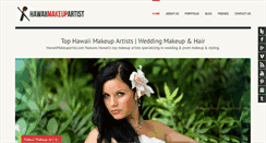 Desktop Screenshot of hawaiimakeupartist.com